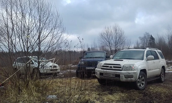 Покатушки на УАЗ Патриот, SsangYong Kyron и Toyota 4Runner Покатушки на УАЗ Патриот, SsangYong Kyron и Toyota 4Runner