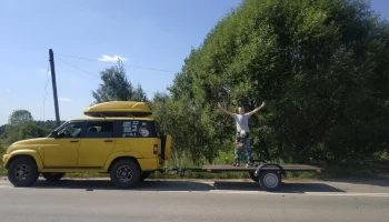 Каркас самодельного дома на колесах